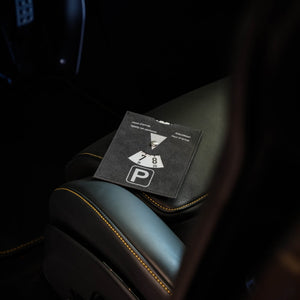 Alcantara Parking Disc - Space Grey - Alcanside
