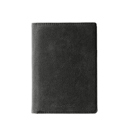 Alcantara Passport Cover - Space Grey - Alcanside