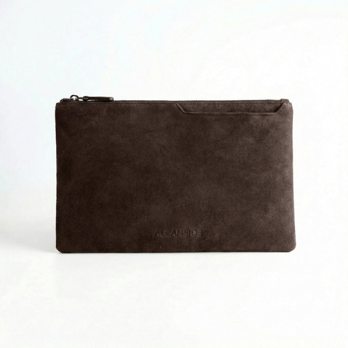 Alcantara Pouch - Chocolate brown - Alcanside