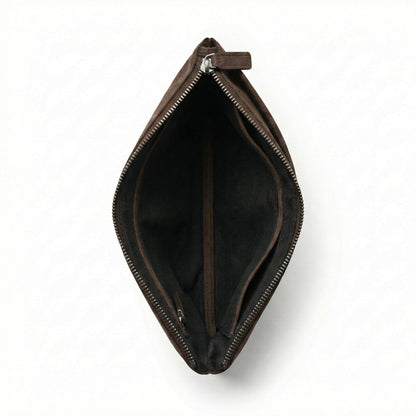 Alcantara Pouch - Chocolate brown - Alcanside