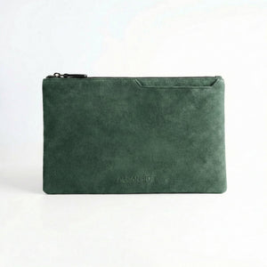 Alcantara Pouch - Midnight Green - Alcanside