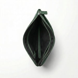 Alcantara Pouch - Midnight Green - Alcanside