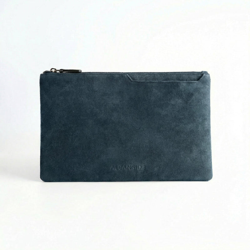 Alcantara Pouch - Navy Blue - Alcanside