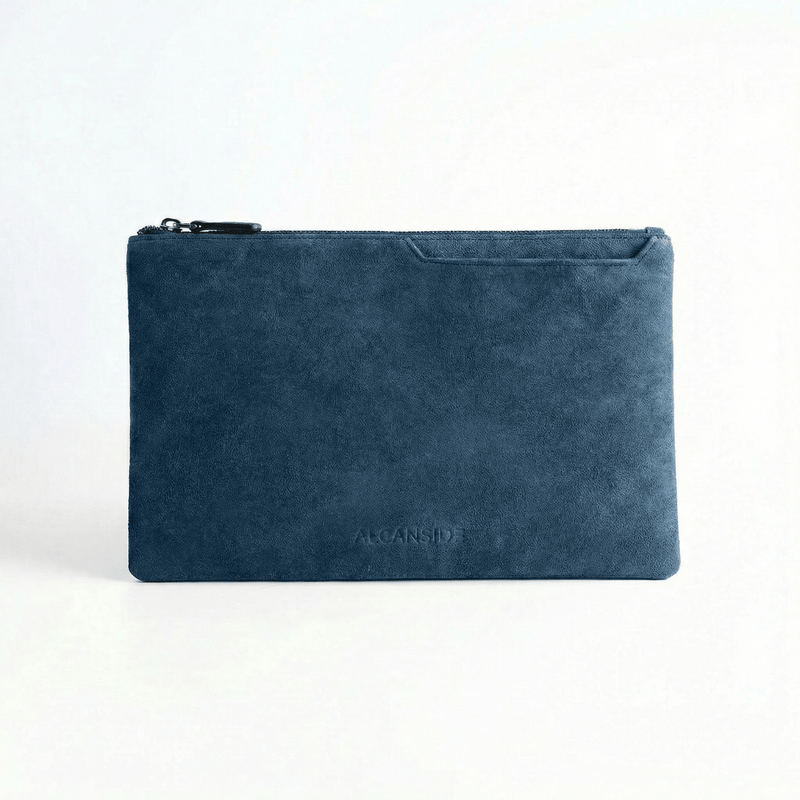 Alcantara Pouch - Ocean Blue - Alcanside