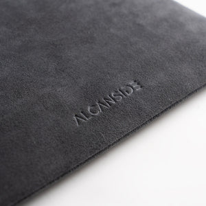 Alcantara Pouch - Space Grey - Alcanside