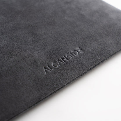 Alcantara Pouch - Space Grey - Alcanside
