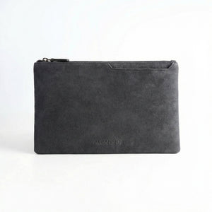 Alcantara Pouch - Space Grey - Alcanside