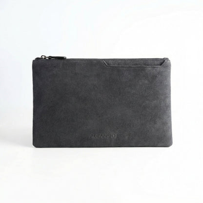 Alcantara Pouch - Space Grey - Alcanside