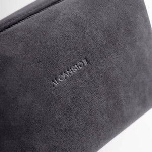 Alcantara Washbag - Space Grey - Alcanside
