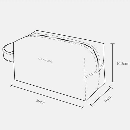 Alcantara Washbag - Space Grey - Alcanside