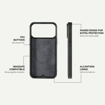 iPhone 17 Pro - Alcantara Back Cover - Nardo Gray - Alcanside