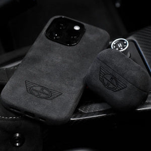 Donkervoort - AirPods Pro Alcantara Case - Space Grey - Alcanside