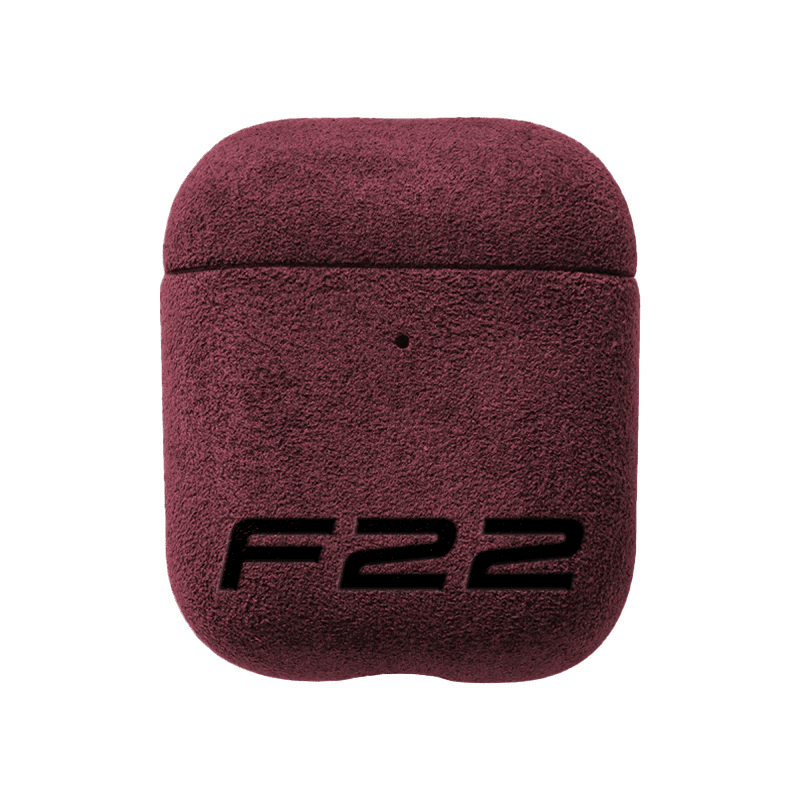Donkervoort F22 - AirPods 1/2 Gen Alcantara Case - Wine Red - Alcanside