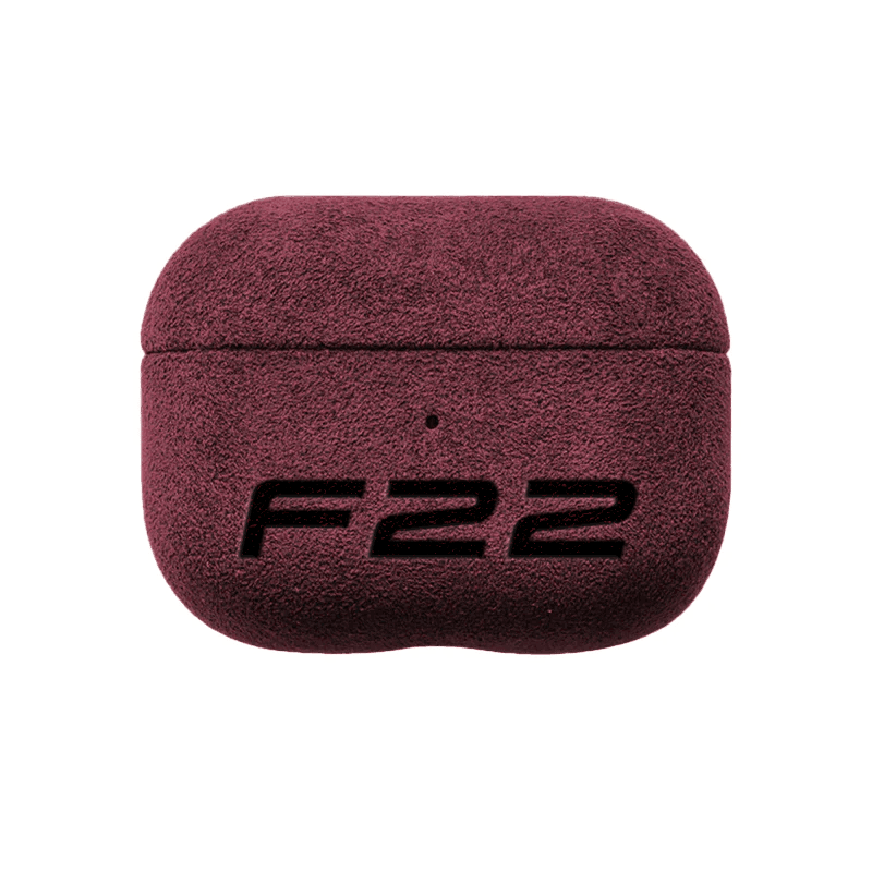 Donkervoort F22 - AirPods (3rd generation) Alcantara Case - Wine Red - Alcanside
