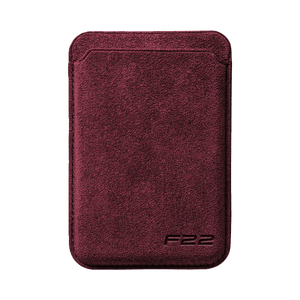 Donkervoort F22 - Alcantara MagSafe Wallet - Wine Red - Alcanside