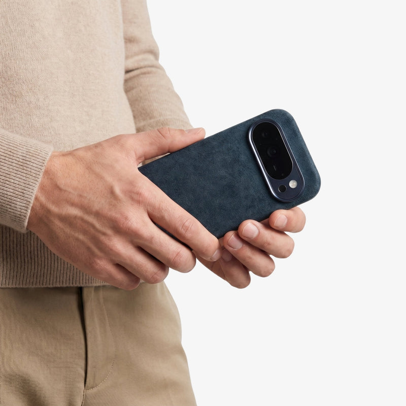 Google Pixel 10 - Alcantara Case - Navy Blue