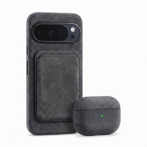 Google Pixel 10 - Alcantara Case - Space Grey - Alcanside