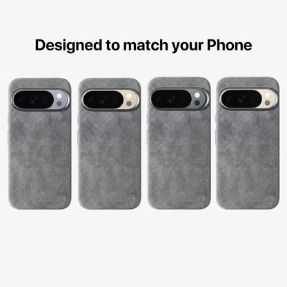 Google Pixel 10 Pro - Alcantara Case - Nardo Gray - Alcanside