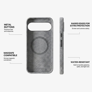 Google Pixel 10 Pro XL - Alcantara Case - Nardo Gray - Alcanside