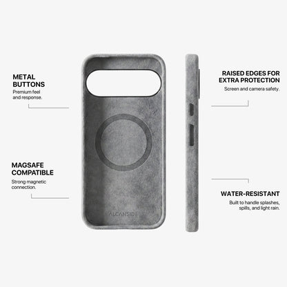 Google Pixel 10 Pro XL - Alcantara Case - Nardo Gray - Alcanside
