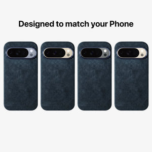 Google Pixel 10 Pro XL - Alcantara Case - Navy Blue - Alcanside