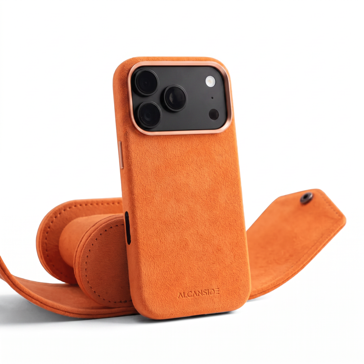 iPhone 18 Pro Alcantara case with MagSafe wallet and AirPods case #iPhone model:_iPhone 18 Pro|iPhone 18 Pro Max