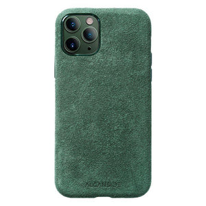 iPhone 11 Pro Max - Alcantara Case - Midnight Green - Alcanside