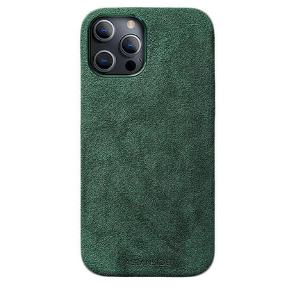 iPhone 12 Pro Max - Alcantara Case - Midnight Green - Alcanside