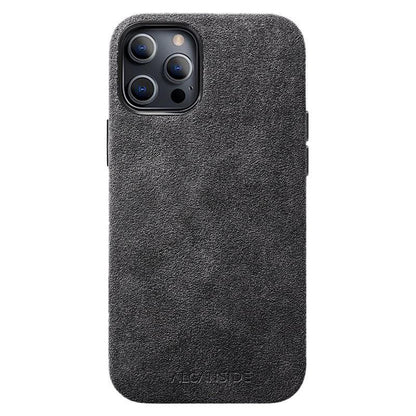 iPhone 12 Pro Max - Alcantara Case - Space Grey - Alcanside