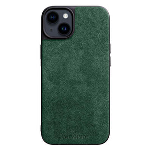 iPhone 13 - Alcantara Back Cover - Midnight Green - Alcanside