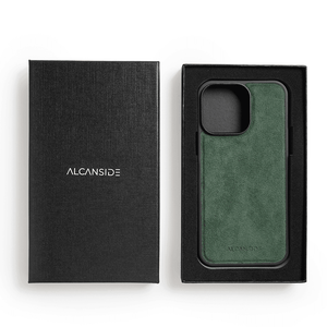 iPhone 13 Pro - Alcantara Back Cover - Midnight Green - Alcanside