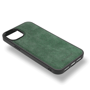 iPhone 14 - Alcantara Back Cover - Midnight Green - Alcanside