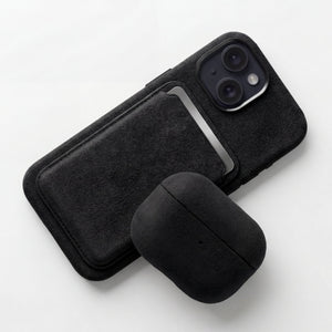 iPhone 15 - Alcantara Case - Deep Black - Alcanside