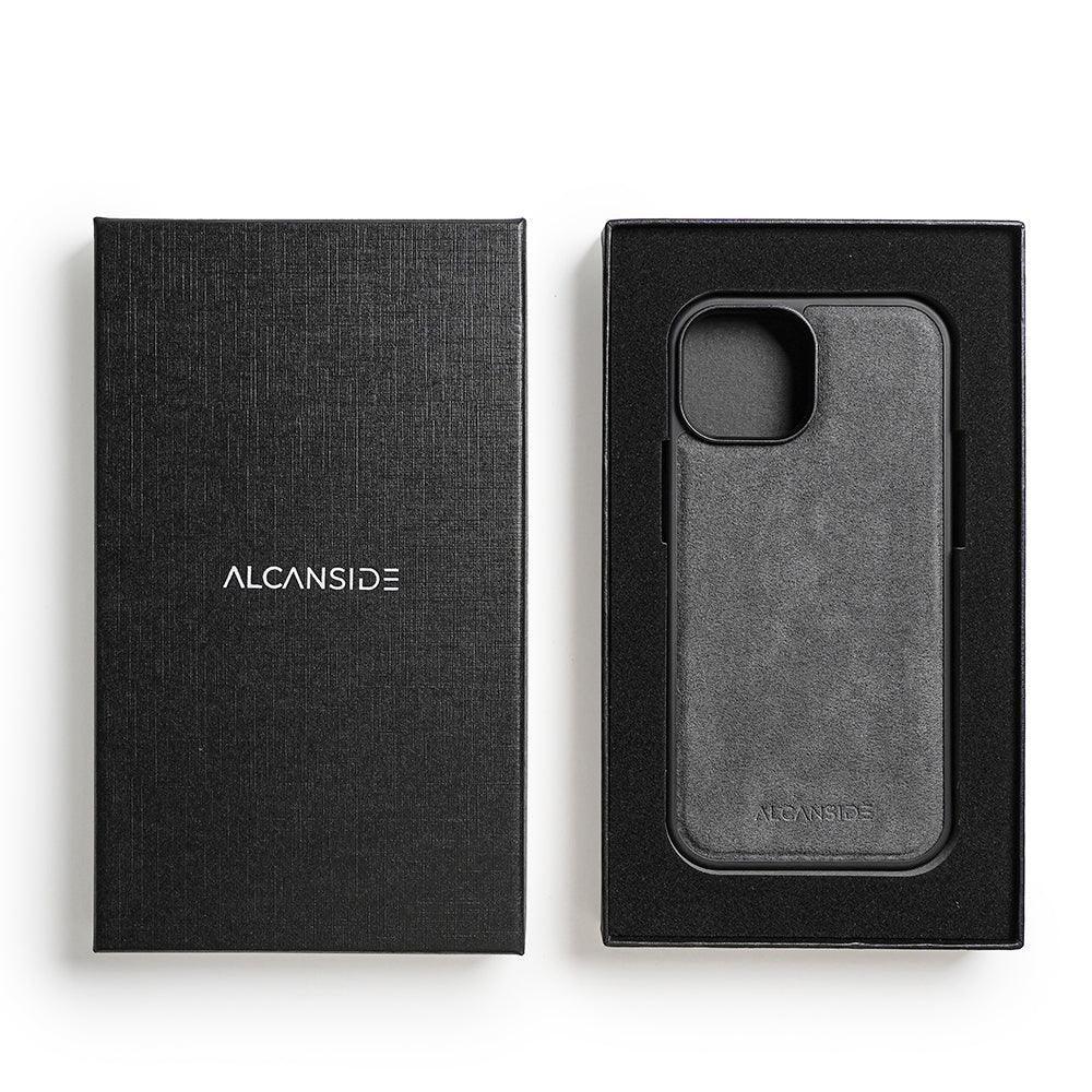 iPhone 15 Plus - Alcantara Back Cover - Nardo Gray - Alcanside