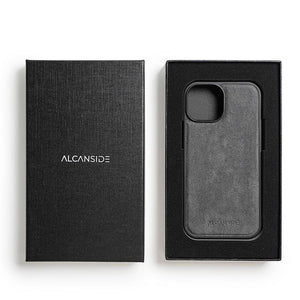 iPhone 15 Plus - Alcantara Back Cover - Nardo Gray - Alcanside