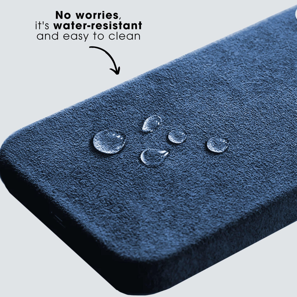 iPhone 15 Pro - Alcantara Case - Ocean blue - Alcanside
