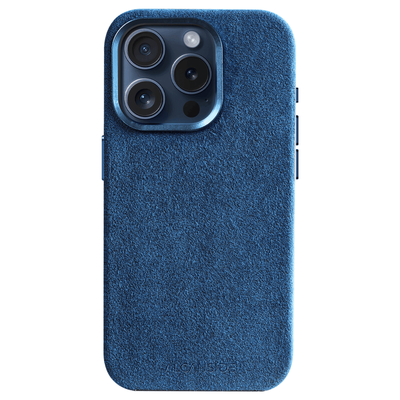 iPhone 15 Pro - Alcantara Case - Ocean blue - Alcanside