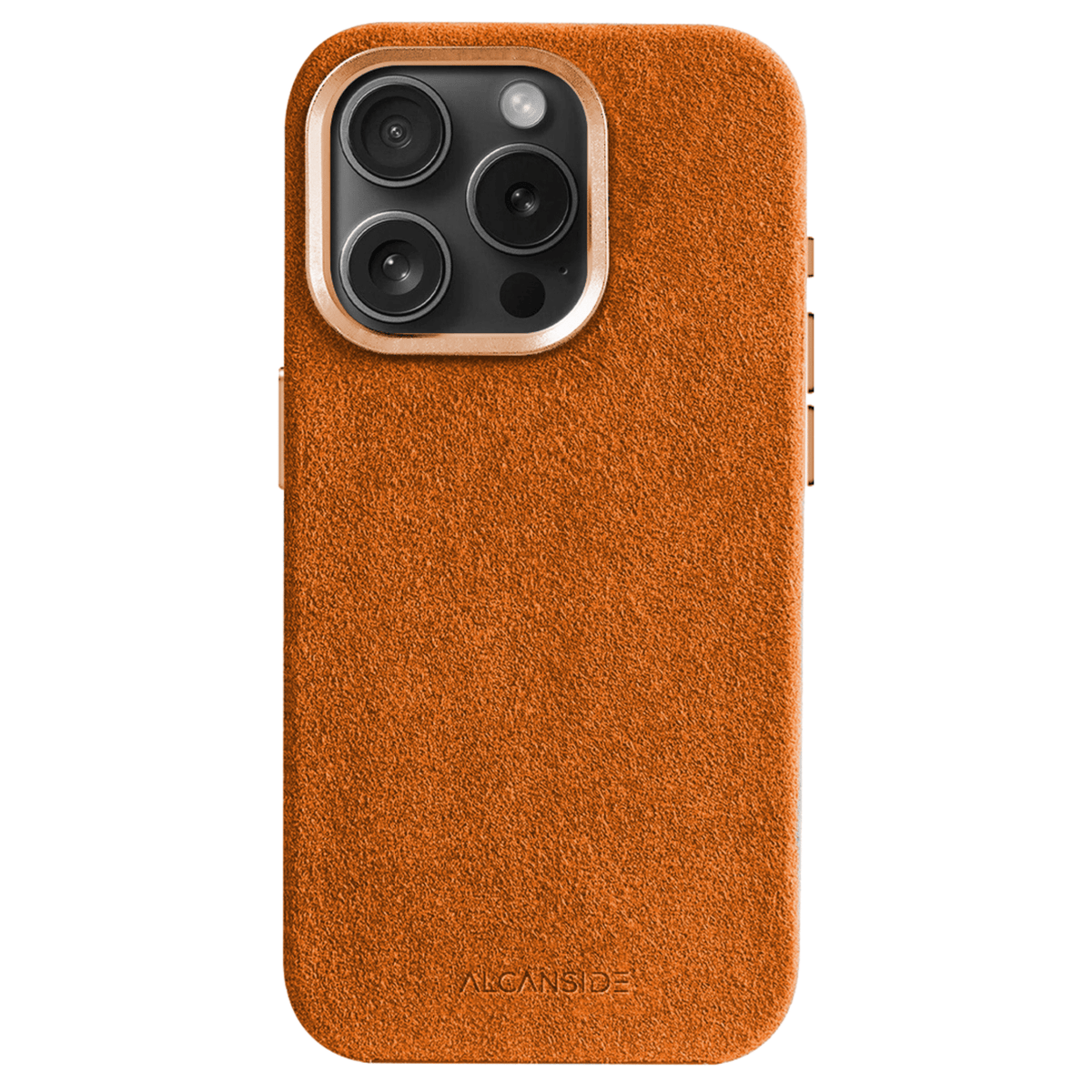 iPhone 15 Pro - Alcantara Case - Orange - Alcanside