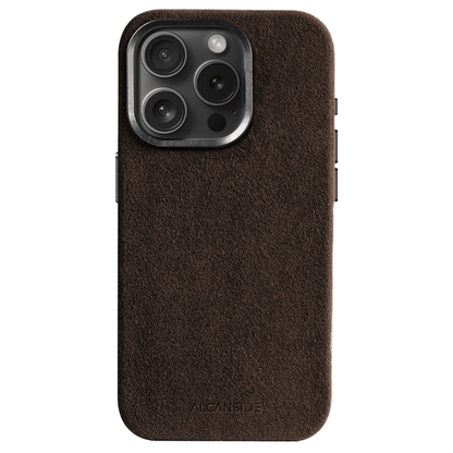 iPhone 15 Pro Max - Alcantara Case - Chocolate Brown - Alcanside