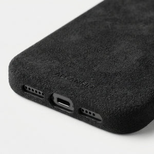 iPhone 15 Pro Max - Alcantara Case - Deep Black - Alcanside