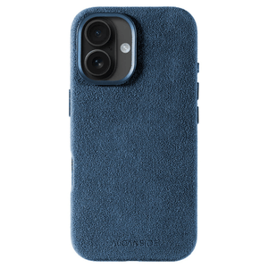 iPhone 16 - Alcantara Case - Ocean blue - Alcanside