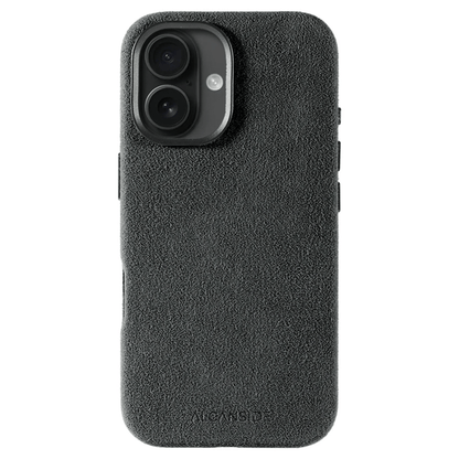 iPhone 16 - Alcantara Case - Space Grey - Alcanside
