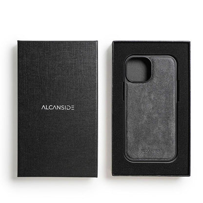 iPhone 16 Plus - Alcantara Back Cover - Nardo Gray - Alcanside