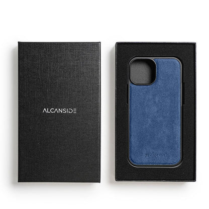 iPhone 16 Plus - Alcantara Back Cover - Ocean Blue - Alcanside