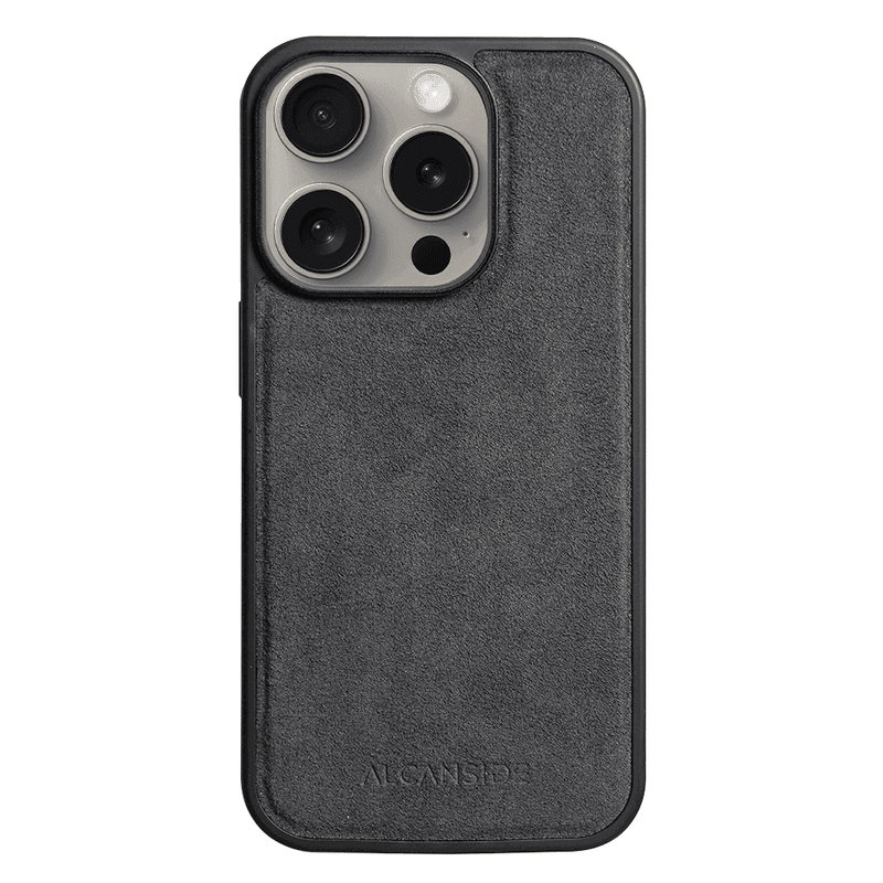 iPhone 16 Plus - Alcantara Back Cover - Space Grey - Alcanside