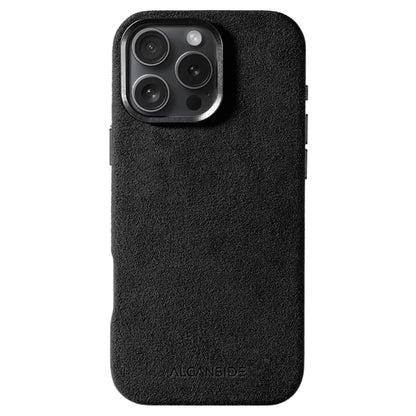 iPhone 16 Pro - Alcantara Case - Deep Black - Alcanside