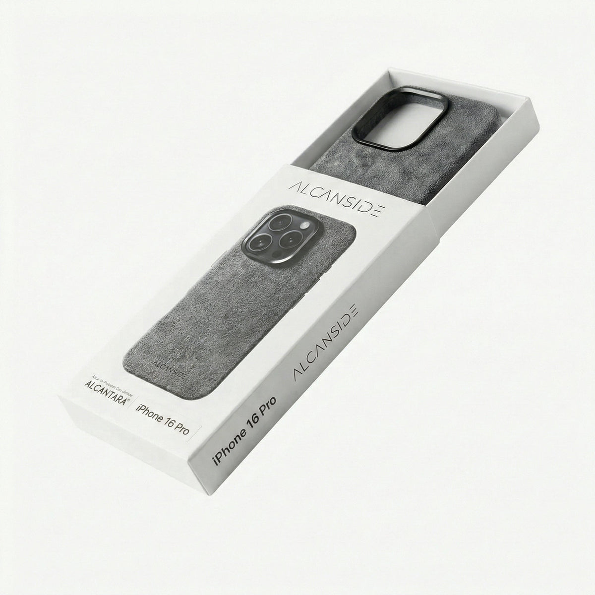 iPhone 16 Pro - Alcantara Case - Nardo Gray - Alcanside