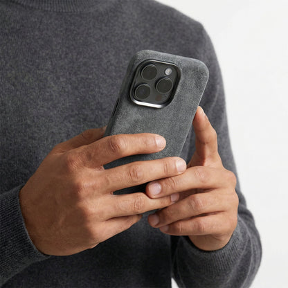 iPhone 16 Pro - Alcantara Case - Nardo Gray - Alcanside