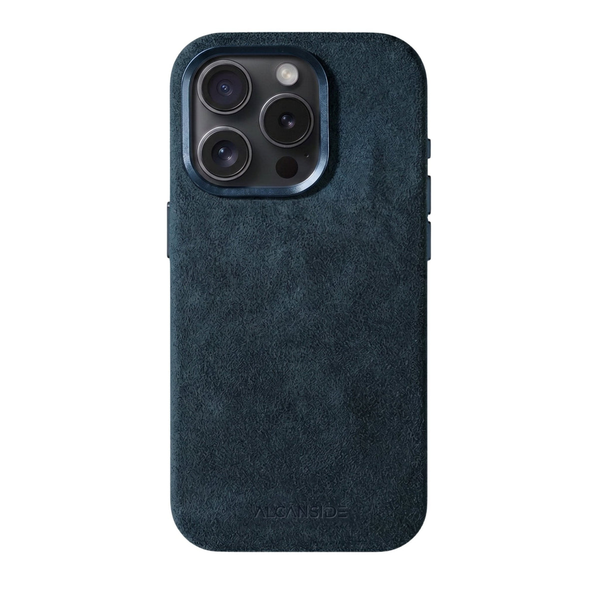 iPhone 16 Pro - Alcantara Case - Navy Blue - Alcanside