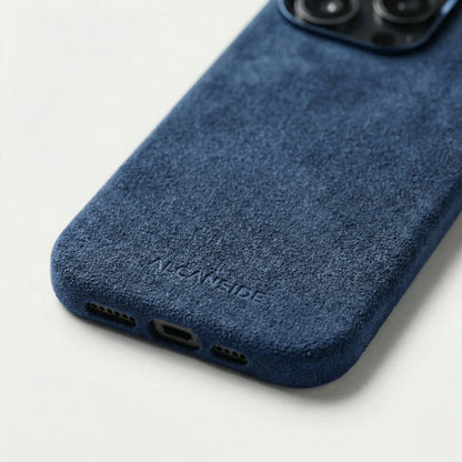 iPhone 16 Pro - Alcantara Case - Ocean blue - Alcanside